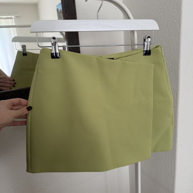 Gonna-pantalone verde Zara