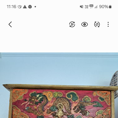 Antike Asiatische Truhe handgefertigt