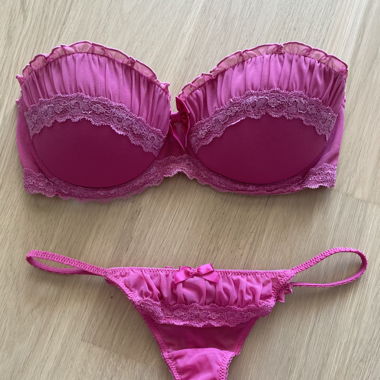Dessous-Set in Pink