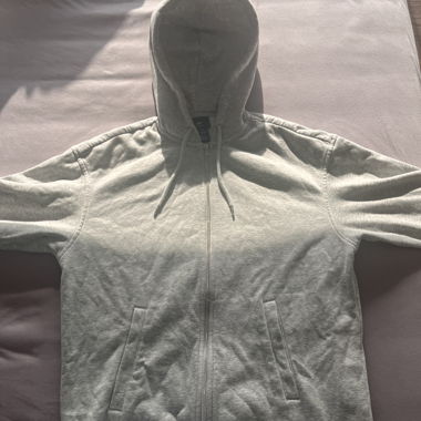 Felpa con zip H&M grigia Loose Fit taglia M