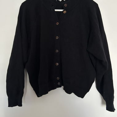 Cardigan in maglia nero di Jungle Folk