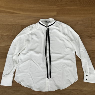 Blusa bianca da donna H&M, taglia 38