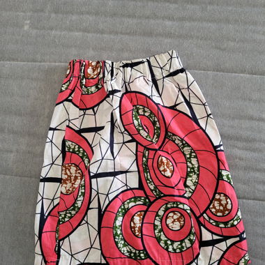 Jupe à motif africain