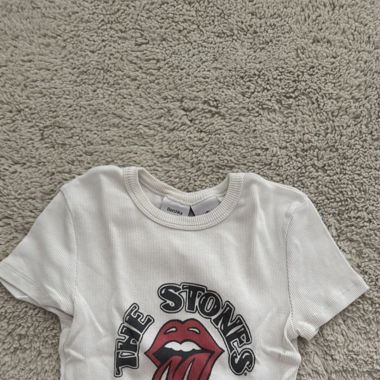 rolling stones crop top