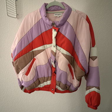 Colourful bomber jacket