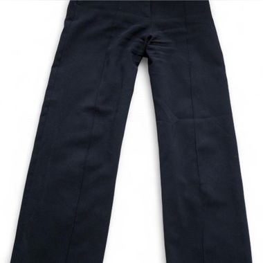 Pantalon en tissu taille haute noir