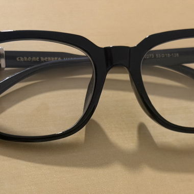 Brille Chrome Hearts schwarz