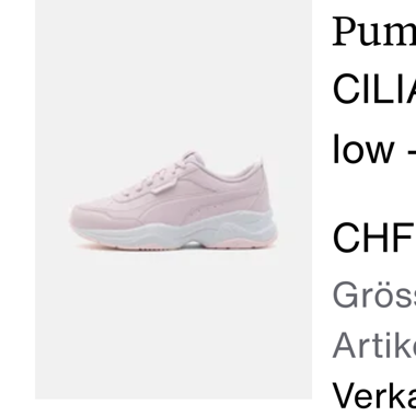 Scarpe Puma rosa chiaro 39