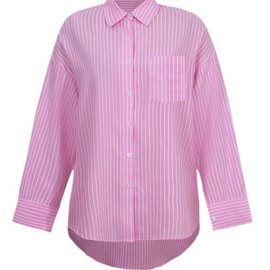 Pink gestreifte Bluse