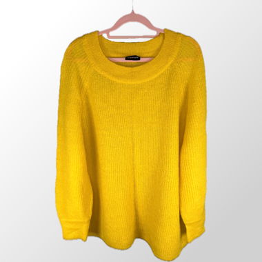 TAIFUN - Yellow Knit Sweater