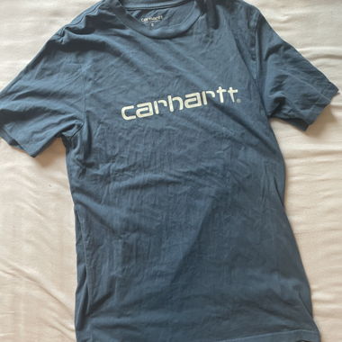 T-shirt Carhartt logo blu taglia S