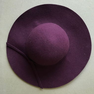 Lila Wollhut, Hut, hat, Boho-Hut