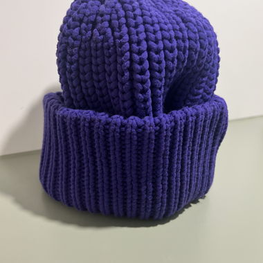& Other Stories lila Baumwoll-Beanie
