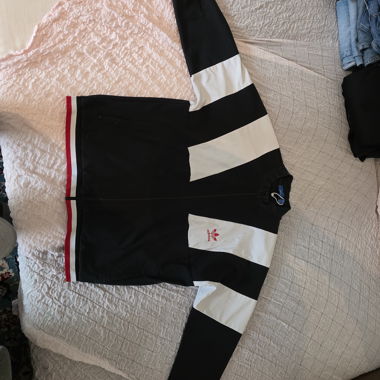 Giacca da allenamento Adidas nero-bianco