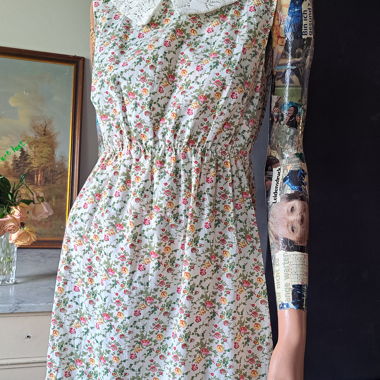 JUMBLE IN THE MILL Tea Dress XS Minikleid Upcycle 