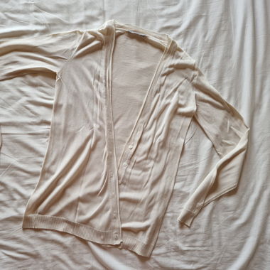 Gilet blanc crème Falconeri