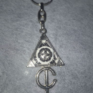 Handcrafted keychain Amazigh Berber fibula