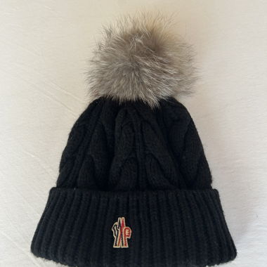 Moncler-Mütze schwarz
