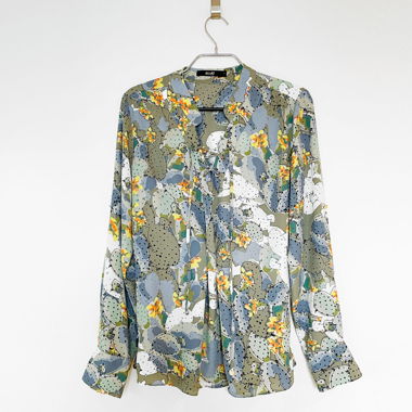 Bluse mit Kaktus-Print