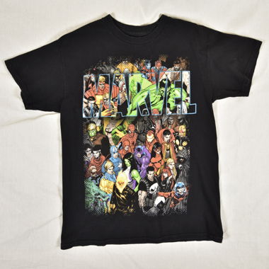 T-Shirt Marvel noir