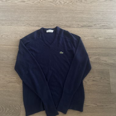 V‑Ausschnitt Pullover blau IZOD Lacoste
