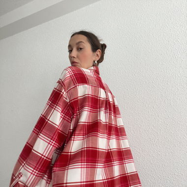 Red checkered shirt