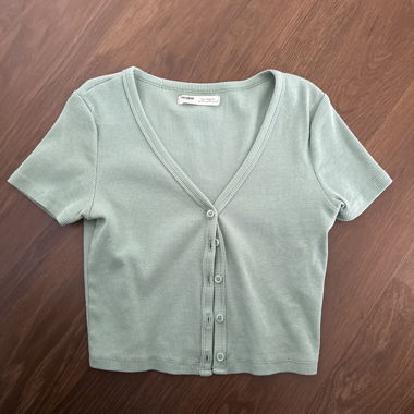 Kids Knit Cardigan Green
