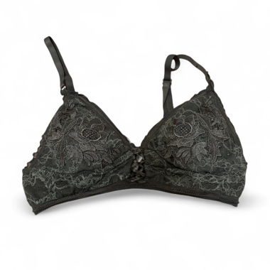Reggiseno in pizzo verde scuro