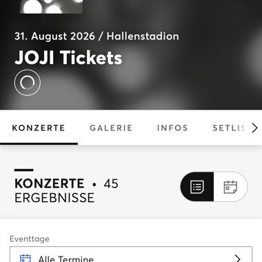 JOJI Ticket