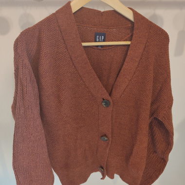 Rust-red Cardigan