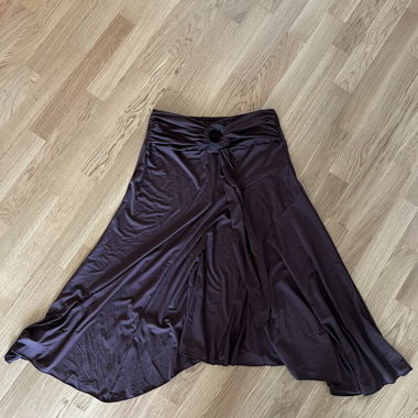 Jupe longue marron Y2K