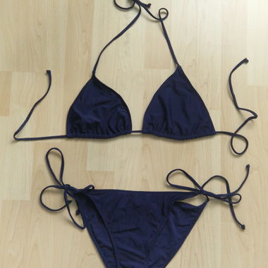 Bikini due pezzi blu navy 