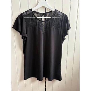 Black lace top