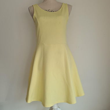 H&M A-Line Dress Yellow