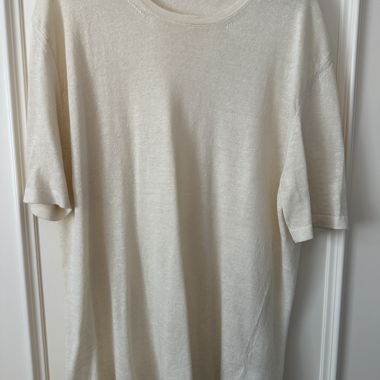 Gentry Portofino t-shirt in maglia naturale