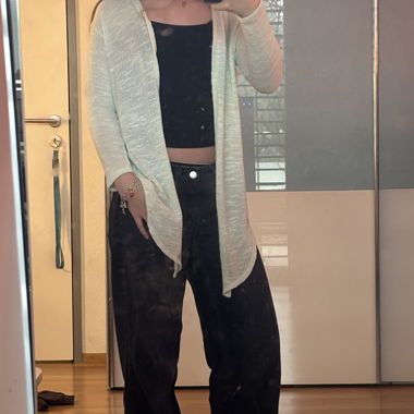 Mint stickjacke