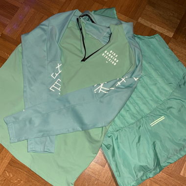 Set running Nike verde