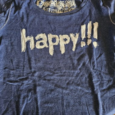 T-shirt bleu Desigual