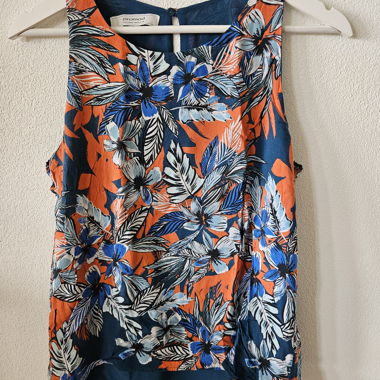 Promod Floral Sleeveless Top
