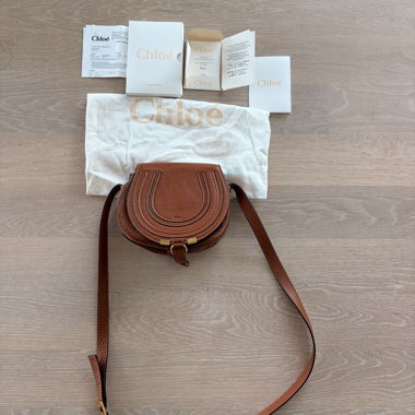 Borsa in pelle Chloé Marcie small