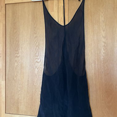 Ann Demeulemeester Seiden-Top, rückenfrei