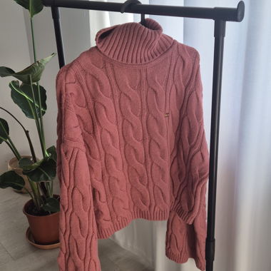 Pink Polo sweater