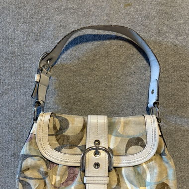 vintage Coach Soho Schultertasche medium size