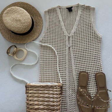 Langer Gilet von Lindex, Grösse XS/S