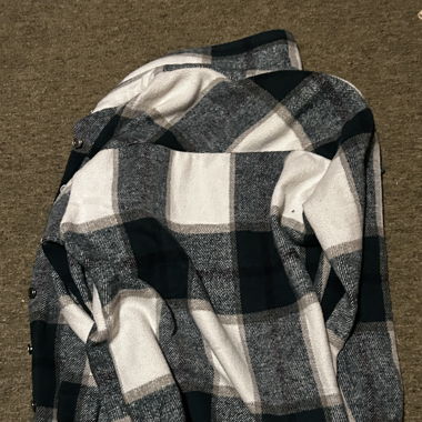 Karierte Jacke