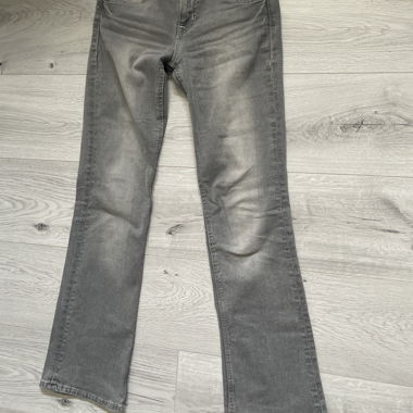 Jeans gris taille basse