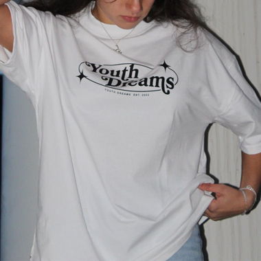 Oversize T-Shirt weiss