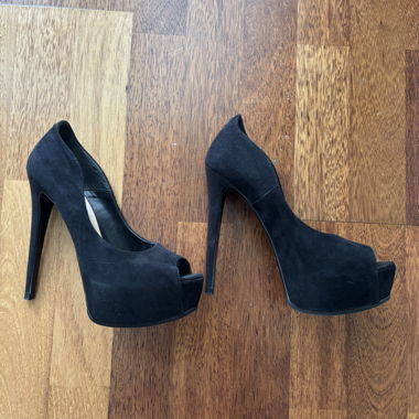 DÉCOLLETÉ PLATFORM NERE