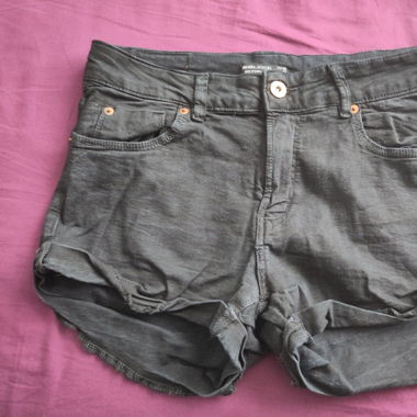 Schwarze Jeansshorts Gr. 40 - ideal für den Sommer