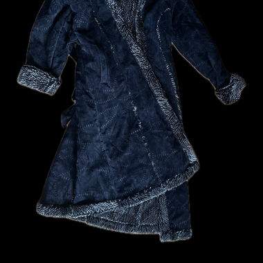 Bohemian 90s leather coat